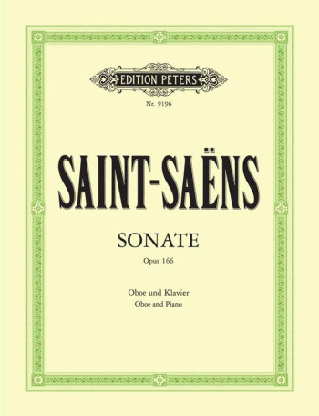 Sonata Op.166: Oboe & Piano (Peters)