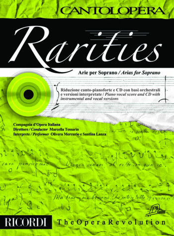 Cantolopera: Arias For Soprano: Rarities: Voice And Piano