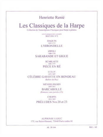Les Classiques De La Harp: Classical Collection For Harp