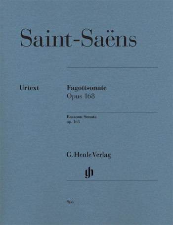 Sonata G Major Op.168: Bassoon & Piano (Henle)