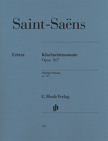 Sonata Op.167: Clarinet & Piano (Henle)