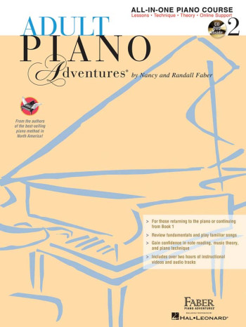 Adult Piano Adventures: All In One Piano Course 2: Book & Cd