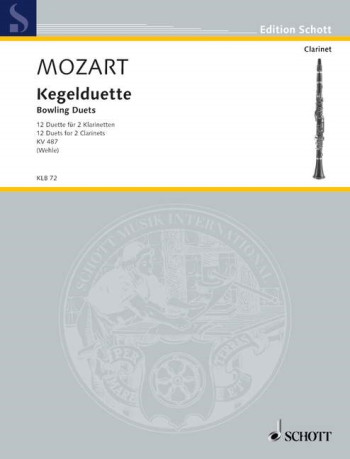 Bowling Duets: Twelve Duets For Clarinets