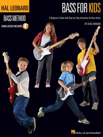 Hal Leonard Bass Method: For Kids: Bass Guitar Book & Audio