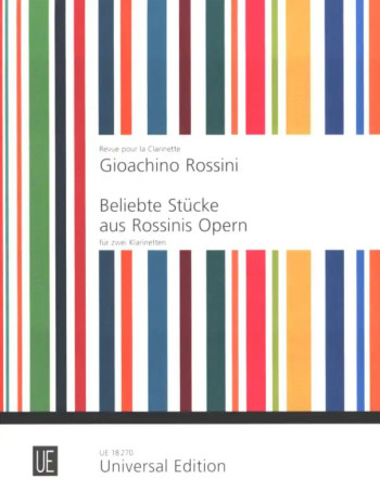 Favourite Pieces From Rossini Operas: Clarinet Duets