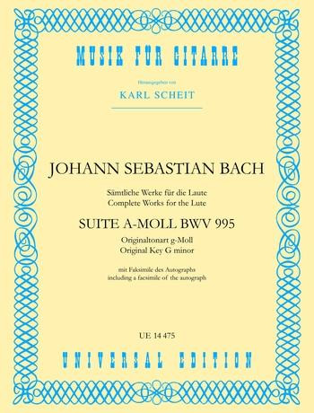 Suite In A Minor: Bwv 995: Guitar (Universal)