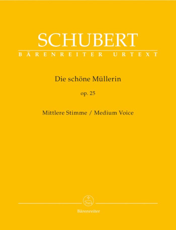 Die Schone Mullerin: Medium Voice: Vocal And Piano (Barenreiter)