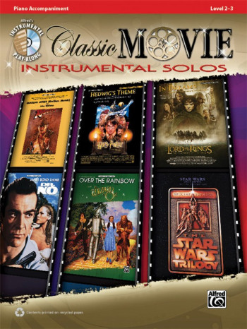 Classic Movie Instrumental Solos: Piano Accompaniment: Book And CD