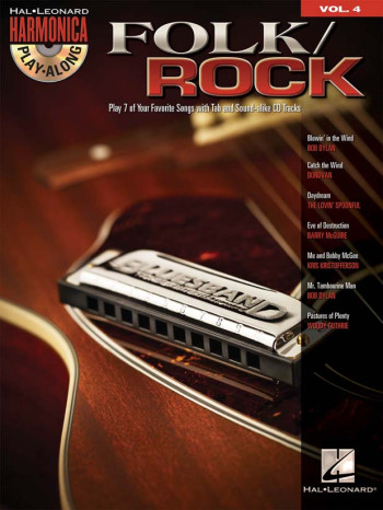 Harmonica Play Along Vol 4: Folk/Rock: Bk &Cd