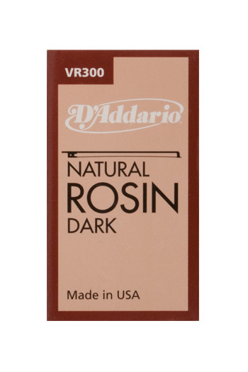 D'Addario Violin Rosin Natural Dark VR300 Rosin