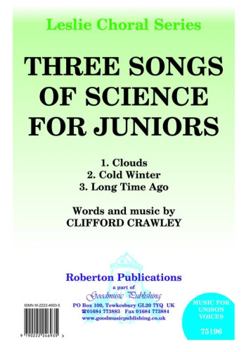 Three Songs Of Science For Juniors: Vocal: Solo Song
