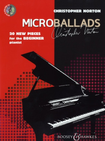 Microballads: 20 New Pieces For The Beginner Pianist: Bk&cd (Norton)