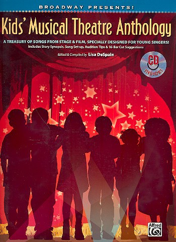 Kids Musical Theatre Anthology: Piano Vocal Guitar: Book & Cd