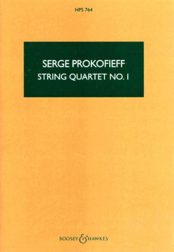 String Quartet No.1 Op.50: Study Score