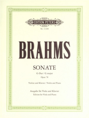Sonata G Major Op.78: Viola & Piano (Peters)