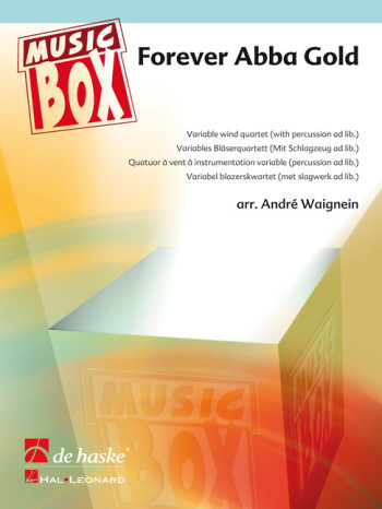 Music Box: Forever Abba Gold: Variable Wind Quartet Score & Parts