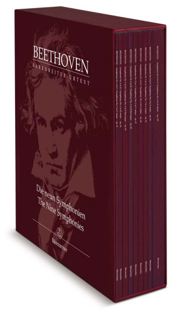 The Nine Symphonies: Boxed Set: Full Scores  (Barenreiter)