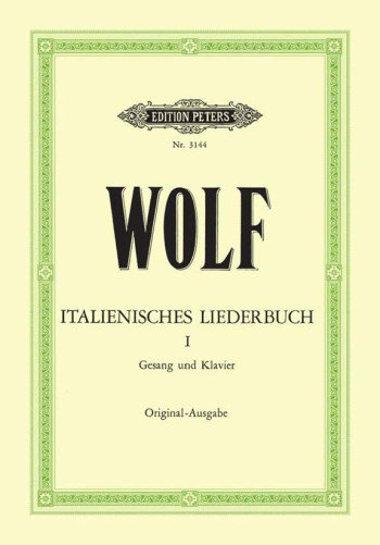 Italian Lyrics: 46 Songs: Vol 1: Voice & Piano (Peters)