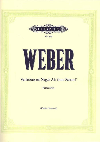 Variations On Nagas Air From Samori: Piano Solo (Peters)