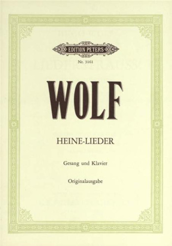 Lieder: 7 Songs High Voice & Piano (Peters)