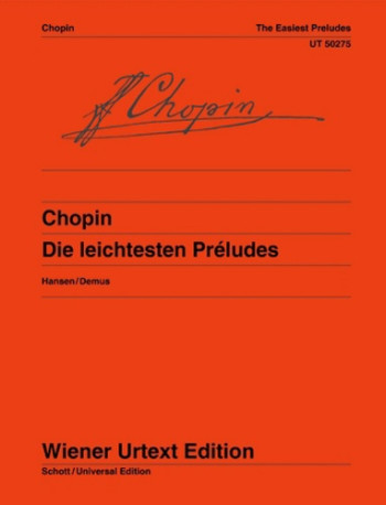 Die Leichtesten Preludes: Easiest Preludes: Piano (Wiener Urtext)