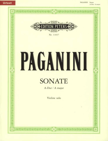 Sonata A Major: Violin Solo (Peters)