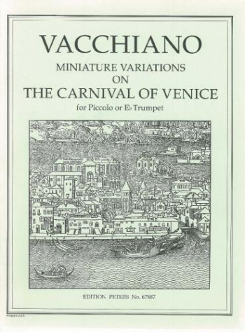 Miniature Variations On The Carnival Of Venice: Piccolo (Peters)