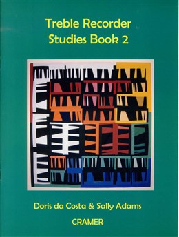 Treble Recorder Studies Book 2 (Da Costa/Adams) (Cramer)