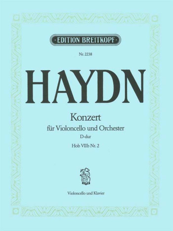 Concerto D Major: Cello And Piano (Breitkopf)