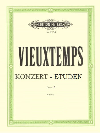 6 Concert Studies: Op16: Violin Solo (Peters)