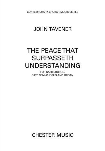 The Peace That Surpasseth Understanding: Vocal: SATB & Organ