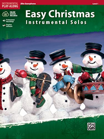 Easy Christmas Instrumental Solos: Alto Sax: Book & Audio