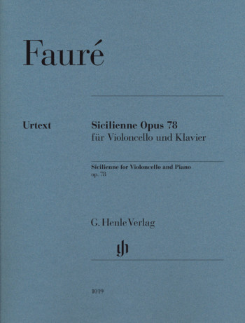 Sicilienne Op.78: Cello & Piano (Henle)
