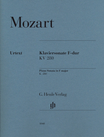 Piano Sonata F Major K280: Piano (Henle)