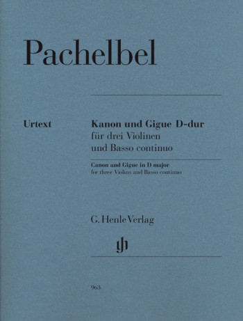Canon & Gigue: 3 Violins And Piano (Henle)