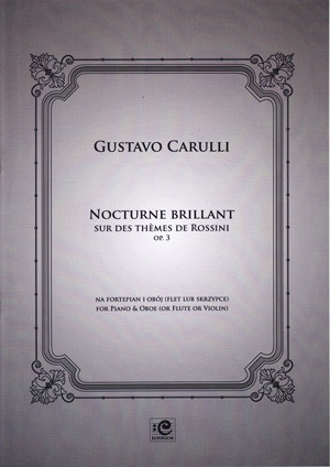 Nocturne Brilliant: Op 3: Oboe And Piano