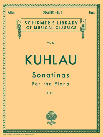 Sonatinas: Book 1: Piano (Schirmer)