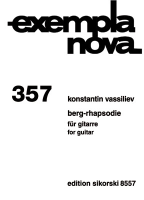 Rhapsody On A Theme By Alban Berg: Guitar Solo