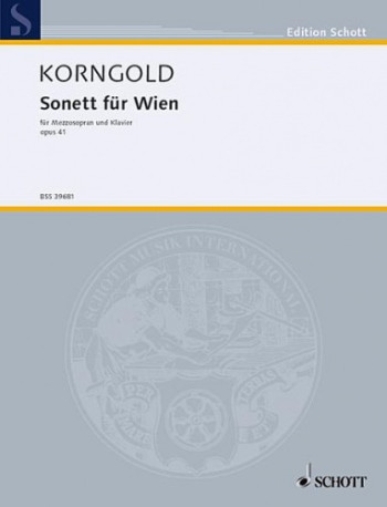 Sonett Fur Wien: Sonnet For Vienna: Vocal And Piano