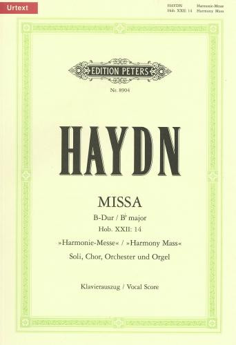 Mass In Bb Major Harmonie-messe Hob.XXII/14 : Vocal Score