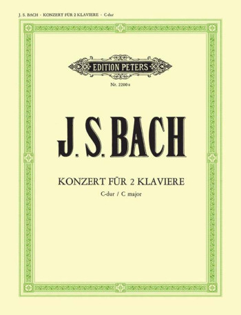 Concerto  Double: C Major : BWV 1061 2 Pianos