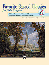 Favourite Sacred Classics: Medium High For Solo Voice & Piano Book & Cd