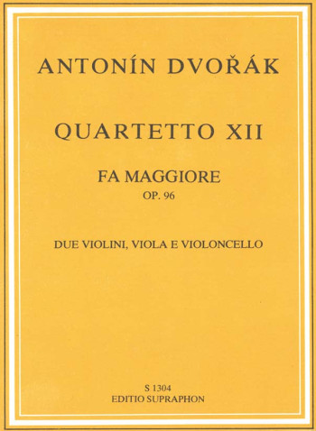 String Quartet: No12: Op96: F Major: American: Study Score