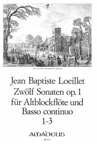 12 Sonatas Op1: No 1-3: Flute & Piano (Broekmans)