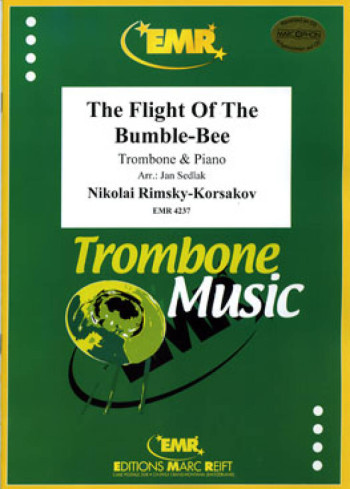 Flight Of The Bumble Bee: Trombone Bass Clef & Piano