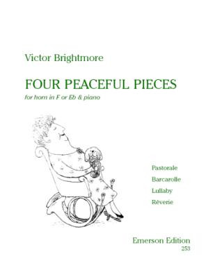 Four Peaceful Pieces: French Or Tenor Horn And Piano