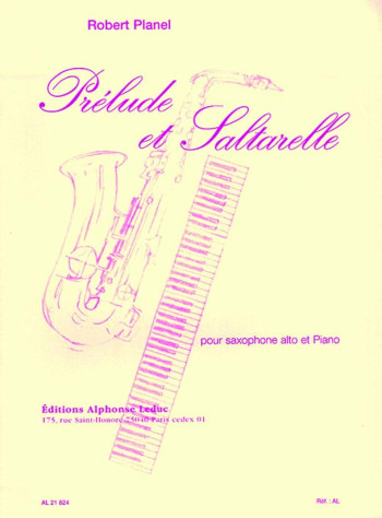 Prelude Et Saltarello: Alto Saxophone & Piano (Leduc)