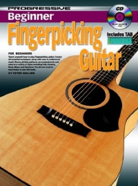 Progressive Beginner Fingerpicking Guitar: Includes Tab: Book & Audio