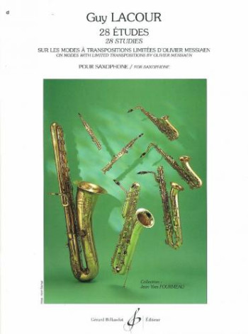 28 Etudes On Modes Of Messiaen: Saxophone