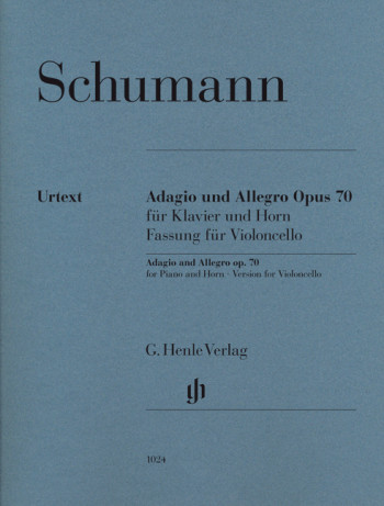 Adagio And Allegro Op.70: Version For Cello & Piano (Henle)